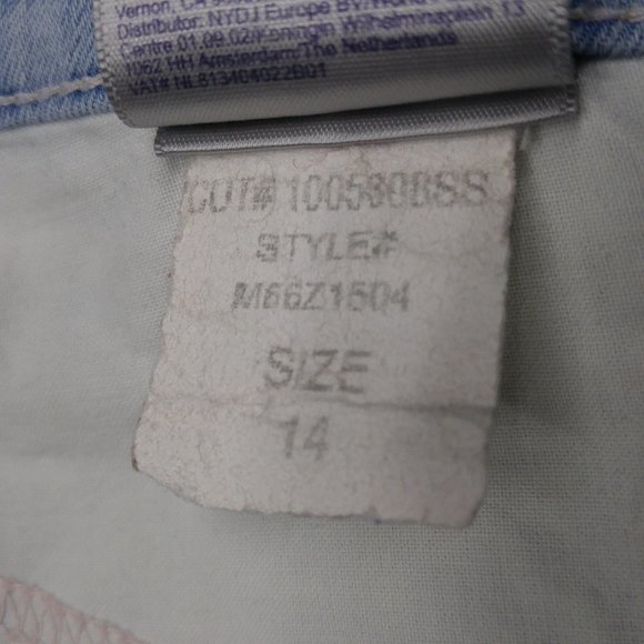 NYDJ Not Your Daughters Karen Crop Capri Jeans Women's 14 Stretch High Rise A170 - Picture 7 of 7